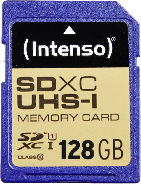 Intenso mälukaart SDXC 128GB Class 10 UHS-I