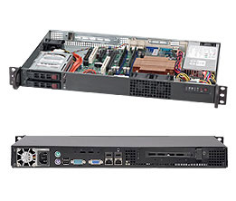Supermicro korpused 1u Chassis 2x2.5hs Sas/sata