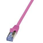 LogiLink -Patch kaabel CAT.6A 10G S/FTP PIMF PrimeLine roosa 0,25m