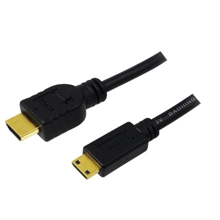 Logilink HDMI to Mini HDMI High Speed CH0021 must, HDMI Cable, 1 m
