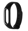 Randmerihm Silicone Watch Strap (Xiaomi Mi Band 2) must/valge