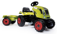 Smoby pedaalidega traktor Claas Farmer XL + käru