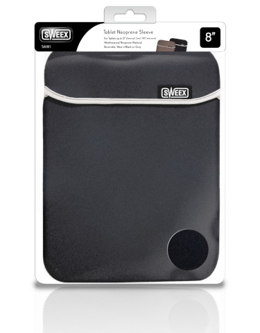 Sweex tahvelarvuti tasku Tablet Neoprene Sleeve 8" must
