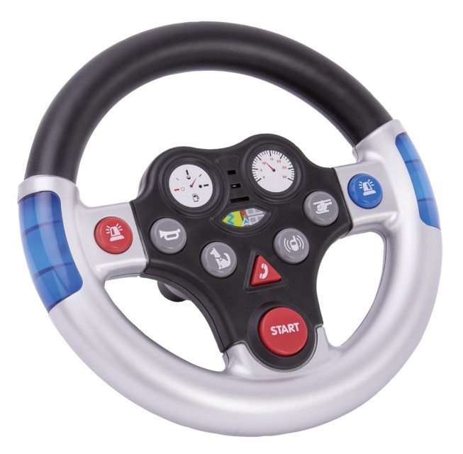 BIG mänguauto rool Bobby Car Rescue Sound Wheel