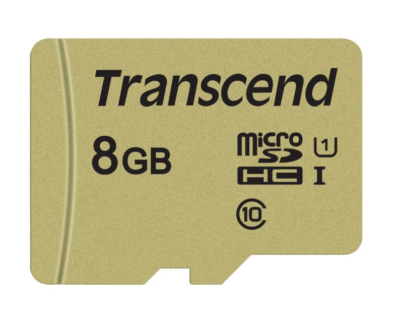 Transcend mälukaart microSDHC 500S 8GB Class 10 UHS-I U1 + SD Adapter