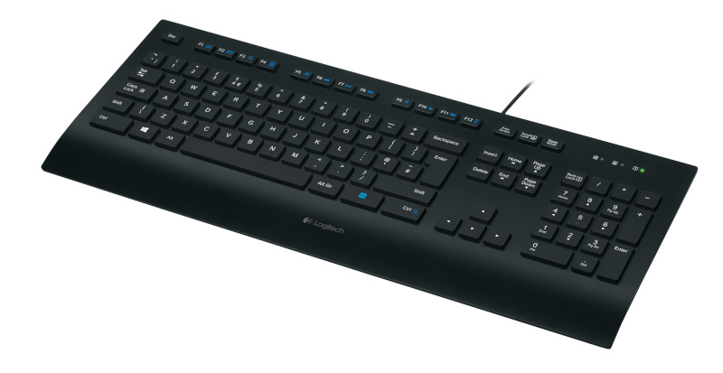 Logitech klaviatuur K280e Keyboard f. Bus Black USB