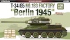 Academy liimitav mudel T-34/85 No.183 Factory Berlin 1945