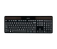 Logitech klaviatuur Wireless Solar Keyboard K750 Black USB, UK