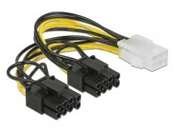 Delock kaabel PCI Express power 6 pin female > 2 x 8 pin male 15 cm