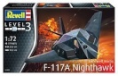 Revell liimitav mudel F-117 Stealth Fighter