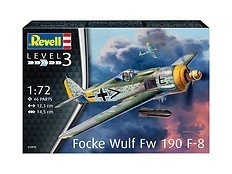 Revell liimitav mudel Focke Wulf FW190 F-8