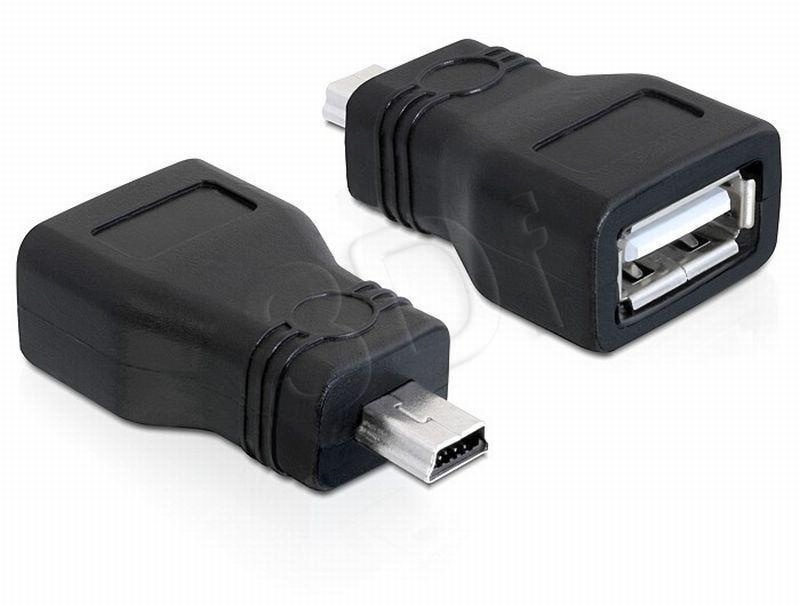 Delock adapter USB -> mini USB F-M