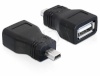 Delock adapter USB -> mini USB F-M