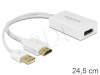 Delock adapter HDMI - DisplayPort + HDMI M-F