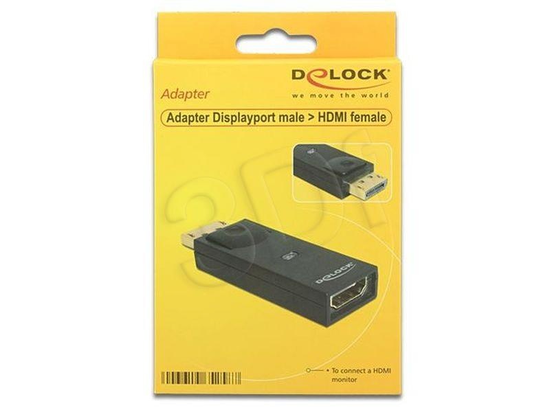 Delock adapter DisplayPort - HDMI M-F