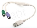 Gembird adapter USB-> 2xPS2 (keyboard + mouse)