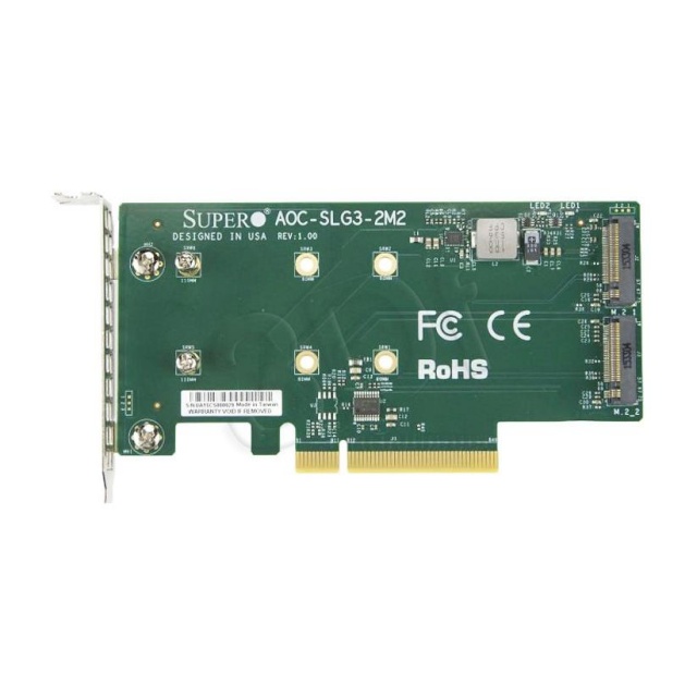 Supermicro riser AOC-SLG3-2M2-O