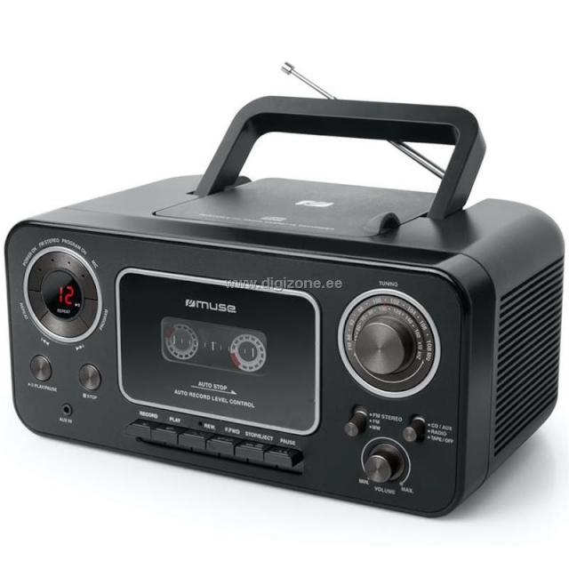 Muse magnetoola M-182 RDC FM/CD/Kassett/AUX, must