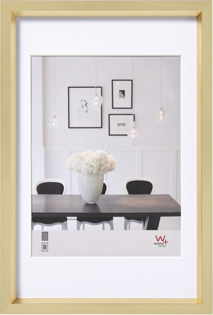 Walther pildiraam Steel Style 30x40 kuldne ES040G