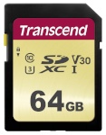Transcend mälukaart SDXC 500S 64GB Class 10 UHS-I U3 V30