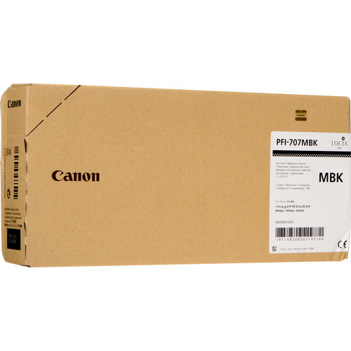 Canon tindikassett PFI-707 MBK mattmust