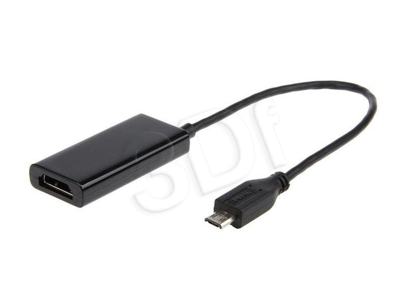 Gembird adapter MHL - HDMI + micro USB M-F