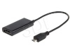Gembird adapter MHL - HDMI + micro USB M-F