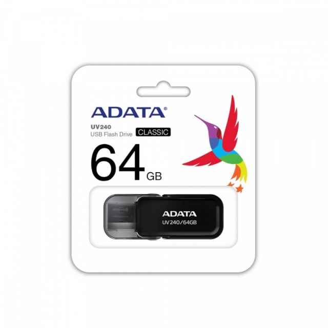 ADATA mälupulk UV240 64GB USB2.0 must