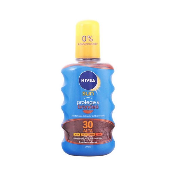 Nivea päevitusõli Spf 30 Sun Broncea Spf 30 200ml