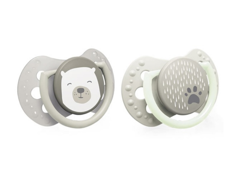 Lovi rõngaslutt silikoon Buddy Bear 0-2 kuud 2 vnt. 22/862