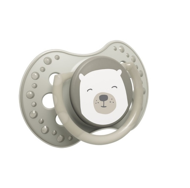 Lovi rõngaslutt silikoon Buddy Bear 6-18 kuud 2 vnt. 22/865