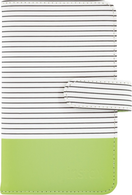 Fujifilm fotoalbum Instax Mini 9 Striped Album Lime Green, heleroheline, 108 fotot