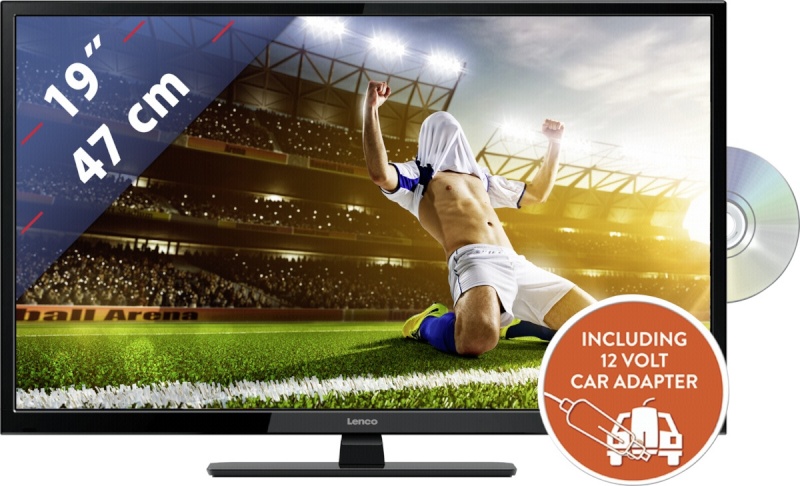 Lenco televiisor 19&quot; DVL-1962 must