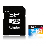 Silicon Power mälukaart microSDXC 64GB Superior UHS-I U1 + adapter