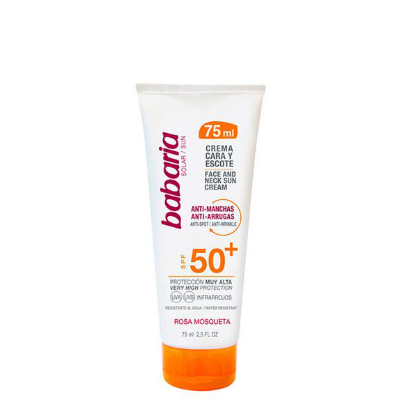 Babaria Anti-Brown Spot jumeühtlustamise päikeselosjoon Cara & Escote 8410412029889 SPF 50+ (75ml) SPF 50+ 75ml