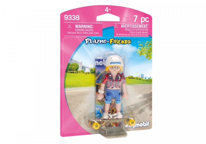 Playmobil klotsid Playmo-Friends Teenager with a Skateboard 9338