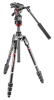 Manfrotto statiiv BeFree Live Kit Twist Carbon + Fluid Video Head