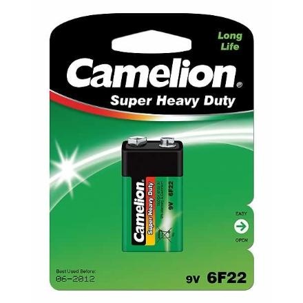 Camelion patareid Super Heavy Duty 9V Block (6F22) 1tk.