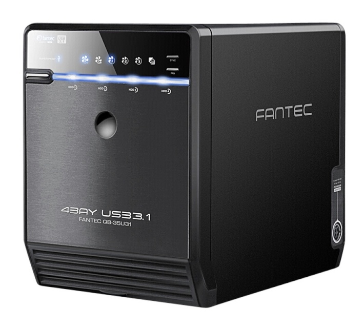 Fantec kettaboks QB-35U31 4x3,5 USB3.1