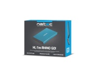 NATEC kettaboks external enclosure RHINO GO for 2.5" SATA, USB 3.0, sinine