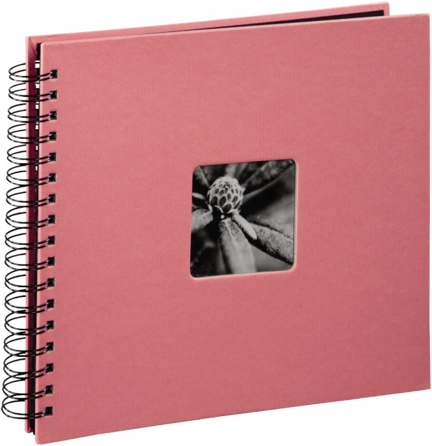 Hama fotoalbum Fine Art Wire-O Flamingo 28x24 50 lehte must 2556