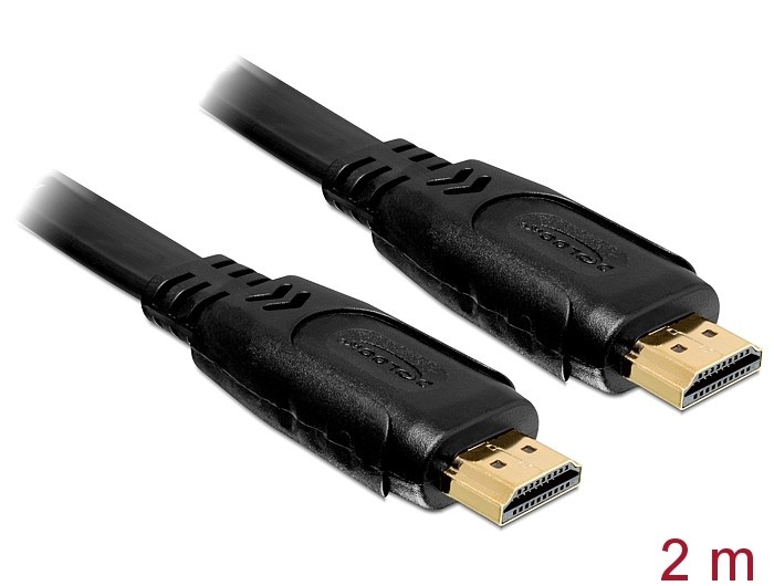 Delock kaabel HDMI 4K flat 2m