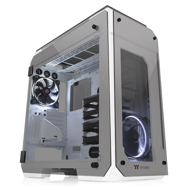 Thermaltake korpus Case View 71 Riing Tempered Glass E-ATX Full Tower - Snow Edition