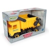 Wader mänguauto WAD-32121 Middle Truck Tip- lorry kollane 38cm in box