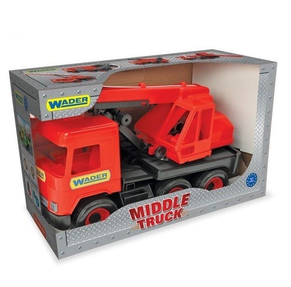 Wader kraana WAD-32112 Middle Truck Crane, punane