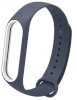 Randmerihm Silicone Watch Strap (Xiaomi Mi Band 3) tumesinine/valge