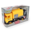 Wader mänguauto WAD-32123 Middle Truck Garbage Truck kollane, 42cm