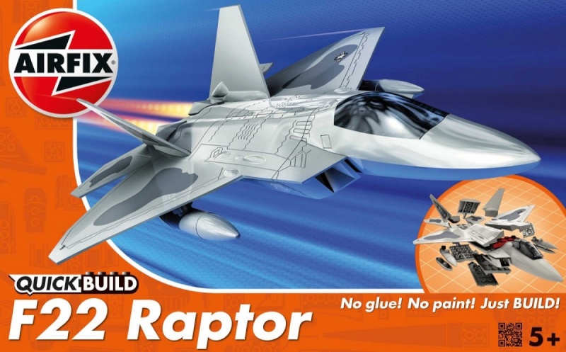 Airfix mudellennuk QUICKBUILD F-22 Raptor