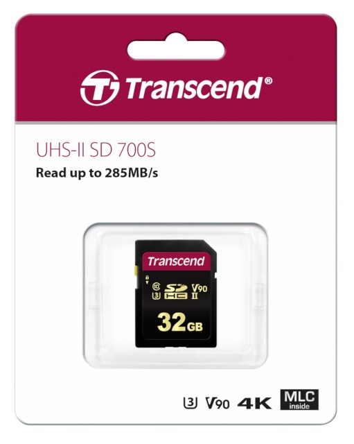 Transcend mälukaart SDHC 700S 32GB Class 10 UHS-II U3 V90