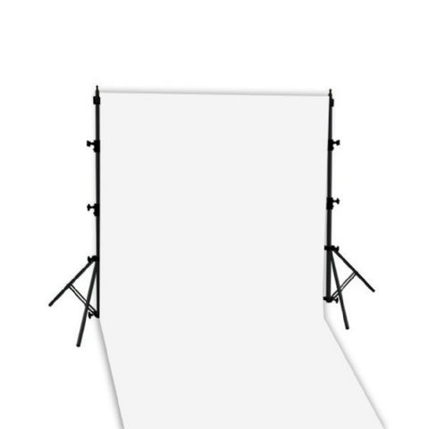 Linkstar taustakanga kinnitused Background System + Cloth White 2.9 x 5m